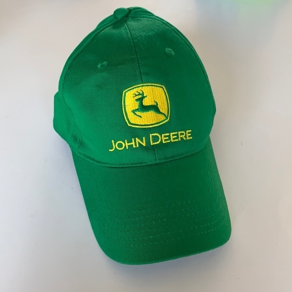 John Deere Other - John Deere Snap Back Cotton Hat Green